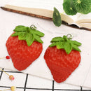 Lovely Red-Strawberry Dangle Earrings Plant Inspired Gifts Idea Korean Style