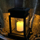 2pcs Waterproof Solar Table Lamp Garden Hanging Decor LED Candle Light