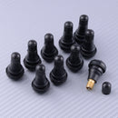 10pc/pack TR412 Black Rubber Snap in Tire Valve Stems fit for ATV Car Motorcycle