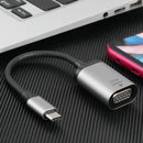 USB 3.1 Type C to DB15 VGA Adapter 1080P Converter Cable for Laptop Phone A