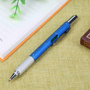 Ballpoint Pen Screwdriver Ruler Spirit Level Multifunction Pen(Blue)