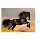 Run Horse 5D DIY Round Diamond Painting Embroidery Kits Needlework Mosaic
