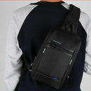 Kingsons Chest Bag Men's Crossbody Bag Small For Men For Single Shoulder St T8E6