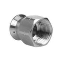 2Pcs 4000PSI Stainless Steel Sewer Jetter Nozzle, 3/8 inch Quick Connector,