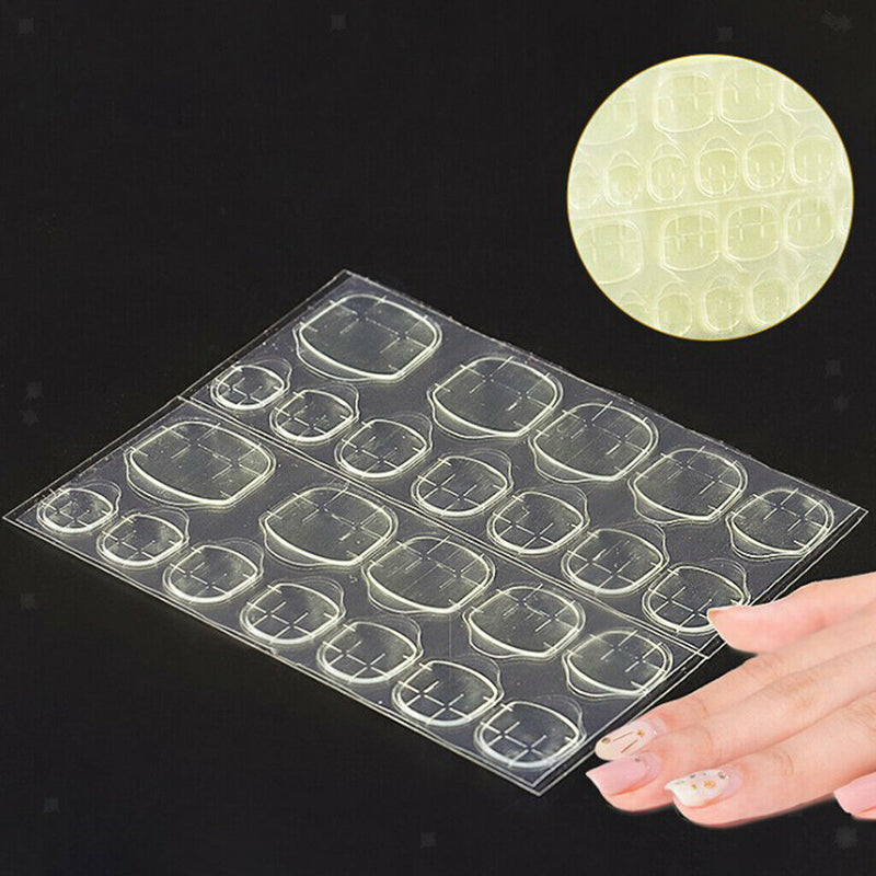 240pcs Transparent Jelly Waterproof Nails Extension Tapes Sticky Adhesive Glue