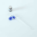 1x Glass Dip Nib Ink Fountain Pen Signature Pen Writing Elegant Novelty Blue