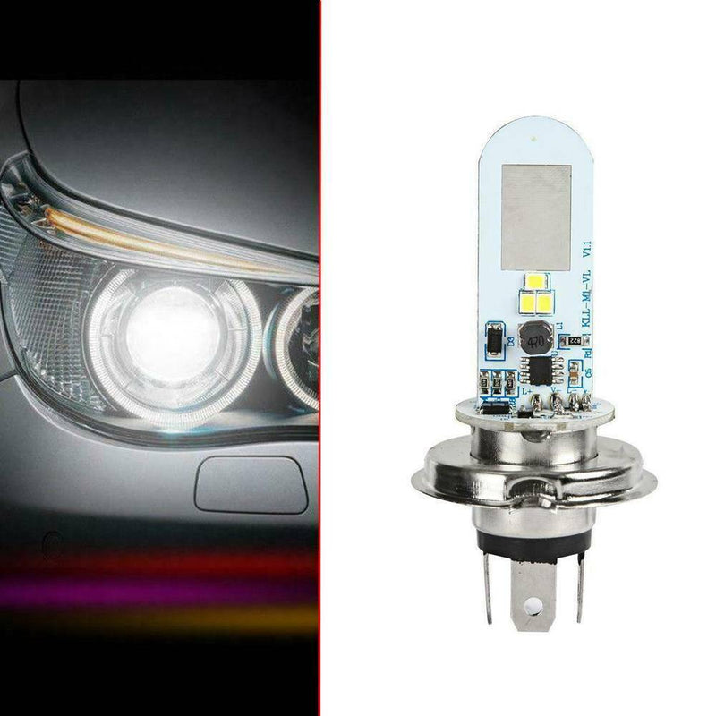 1* H4 9003 30W 1200LM 6000K LED Car Conversion Headlight Bulb Hi/Lo Beam White