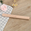 With scale Solid wood rolling stick Cake pie noodles rolling Pins Dough Roll Cy