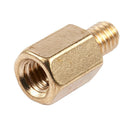 10 Pcs PC PCB Motherboard Brass Standoff Hexagonal Spacer M3 6+4mm Y2K8