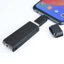USB And Micro USB Voice Activated Audio OTG Dictaphone Recorder For