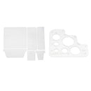 7Pcs Leather Craft Acrylic Handbag Cutting Circle Corner Stitching Templates