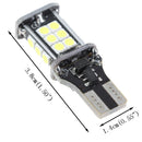 2Pcs T15 W16W 24 SMD 3030 921 912 LED Car Backup Reverse Light Bulb White:0J Hw
