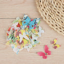 42pcs Mixed Butterfly Edible Glutinous Wafer Rice Paper Cake Cupcake ToppersTEUS