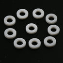 Pack of 10 Plastic Snare Drum Tom Drum Screw Gaskets DIY for Drum-player