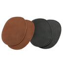 4pcs Oval Leather Elbow/Knee Patches DIY Sewing Decor Clothing Appliques