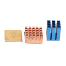 3Pcs/Set Copper Heatsink Heat Sink Cooling Fin Kits For Raspberry Pi 3