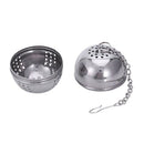 Stainless Steel Egg Shaped Tea Kettles Infuser Strainer Locking Spices Ball C1I4