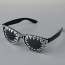 Rock Punk Goth Party Sunglasses Rivet Glasses Hip Hop Dress Up Costume Prop
