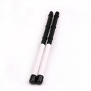 1 Pair Telescoping Loop End Drum Brushes Drumsticks for Jazz Drum White