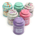 Flower Design Metal Sugar Coffee Tea Tin Jar Container Candy Sealed Cans Box ME