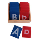 Wooden Baby Montessori Sand Alphabets Boards for Kindergarten Educational Letter