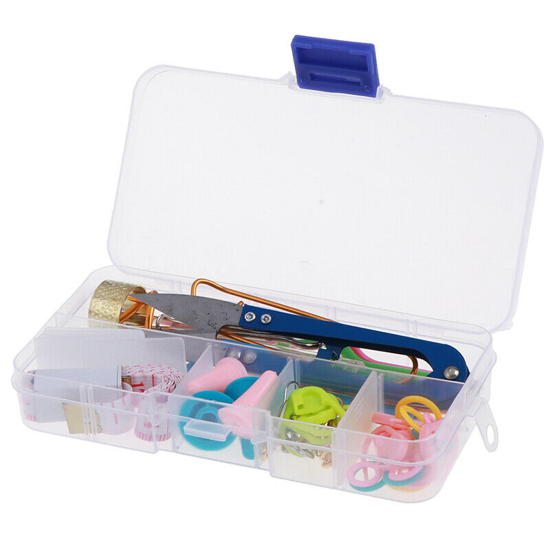 1 Set Knitting Tools Crochet Needle Hook Accessories Weave w/Case Box Yarn KitMO