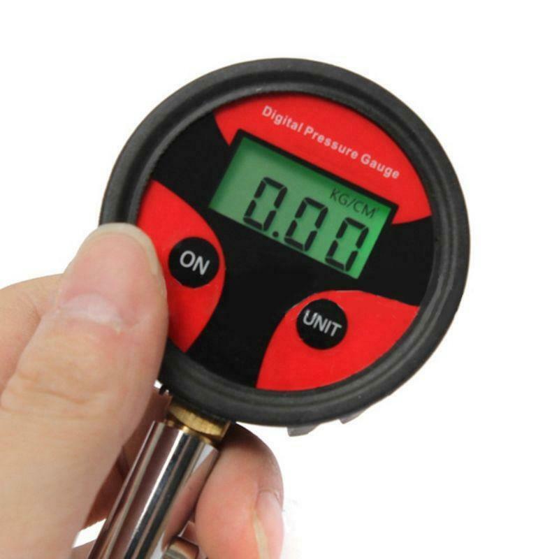 0-200PSI Digital Tyre Tire Air Pressure Gauge LCD Manometer For Car Truck