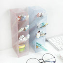 4 Grid Desktop Pen Holder School Office Storage Case Box Pens Pencil Organizer