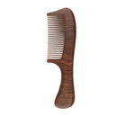 Handmade No Static Natural Sandalwood Massage Comb Hair Detangler Wood Comb