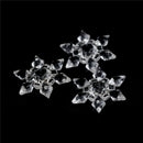 5Pcs Clear Acrylic Crystal Snowflakes Snowflake Ornaments Party Christmas LJ