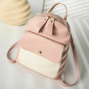 Women Girls School Bag Pu Leather Backpack Mini Backpack Purse Travel Handb Q7I5