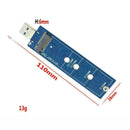2230 2242 2260 2280 M.2 B Key NGFF SATA SSD to USB X2N2 Converter Adapter H G7M4