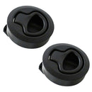2 x Nylon Marine Boat 2'' Flush Pull Hatch Slam Latch Lift Handle for Boats Door