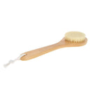 Wooden Handle Bristle Bath Brush Shower Massage Exfoliating Body Brushes