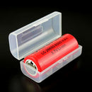 Portable mini plastic battery travels cases holder storage-box for 26650 batODC*