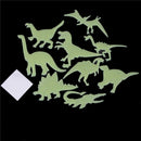 9x Glow in the Dark Luminous Dinosaurs Stickers Kids Room Wall Art Decor*~*SP