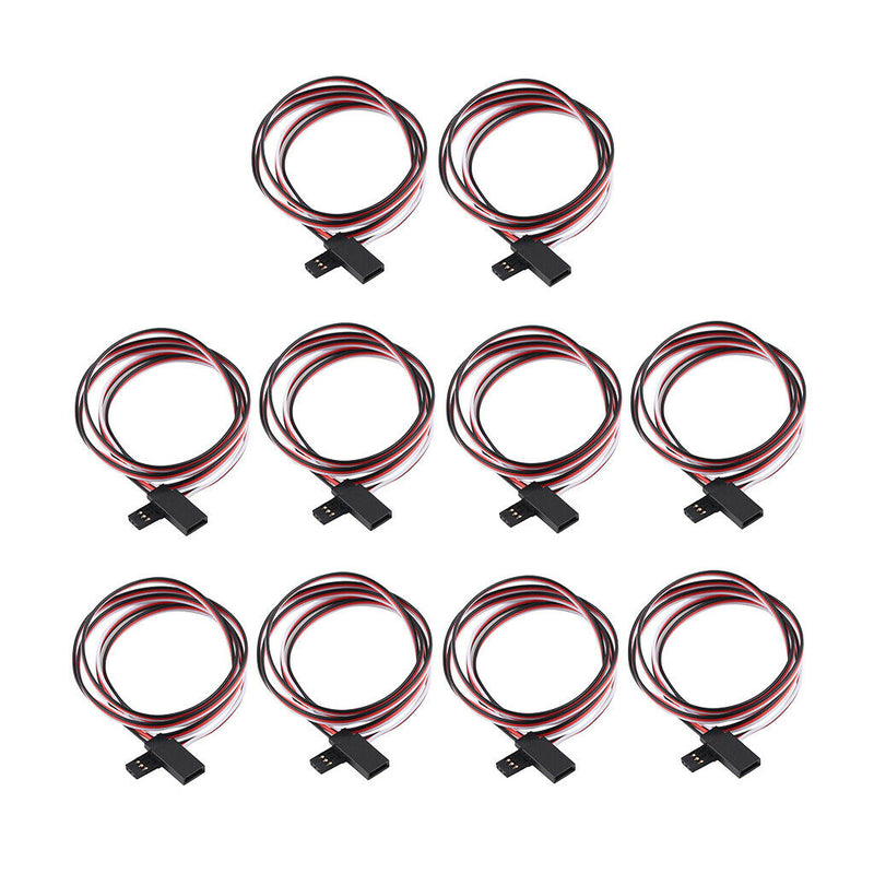 10Pcs 1 meter RC Servo Extension Cord Lead Wire Cable for RC Car Truck Plane
