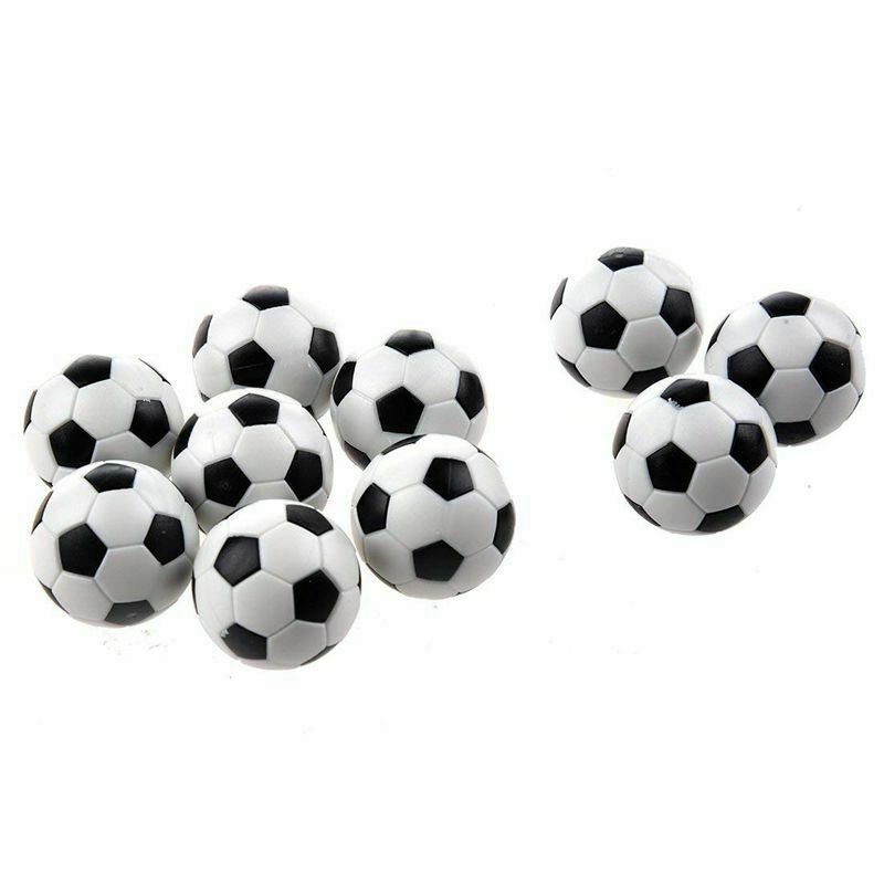 6PCS Small Football Style Table Ball Foosball Hard Plastic Table Ball Count O7I5