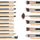Professional Makeup Brush Set 16Pcs Make Up Brushes Premium Synthetic Found T1D8