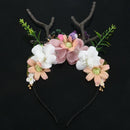 Christmas Antlers Flower Head Bands Children's Headwear Mori Girl Hair Deco