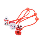 4Pcs Kids Girl Hair Accessories Ropes With Elastic Hair Band Christmas Gift JC3c