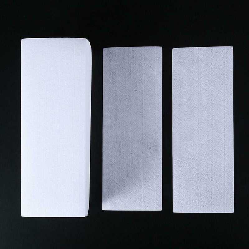 100pcs Hair Removal Depilatory Wax Strip Nonwoven Epilator Paper Waxing