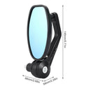 Bar End Mirrors Motorcycle Rear View Standard 7/8 Mirror Compatible with Suzuki,