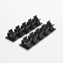 10x Adjustable Self-Adhesive Wire Cable Ties Mounts Clamp Clip Organizer Hol.AU