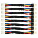 8pcs PC Fan Speed Reduce 4 Pin Power Resistor Male to Female Cable Adapter K6F4