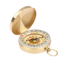 Camping Hiking Pocket Brass Golden Compass Portable Compass Navigation OutdY Hn