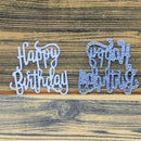 Happy Birthday Metal Cutting Dies Stencil Scrapbook Album Paper Card Embossing