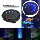 LED Aquarium Light Underwater Waterproof Air Bubble Lamp Fish Tank Decor EU