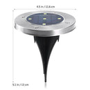 5 LED Solar Powered Outdoor Garden Path Lighting Yard Lawn Road Spot Light  M7K8