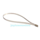 100PCS 300x4.6mm Stainless Steel Exhaust Wrap Coated Locking Cable Zip Ties